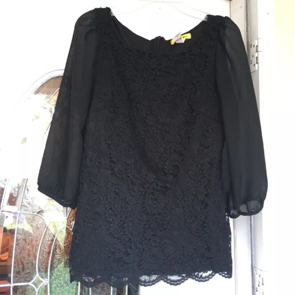 Yellow Star blouse Sz M